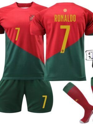 Portugal national team jersey, number 7 Ronaldo, number 8 jersey.Argentina home #10 Messi jersey, Brazil Neymar jersey, France Mbappé jersey, Portugal Cristiano Ronaldo jersey.
