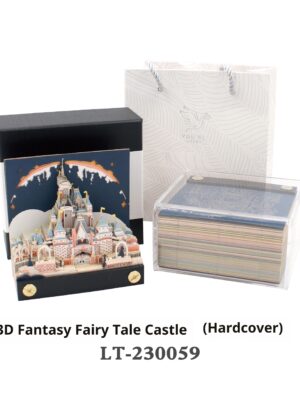 3D Pop-Up Paper Sculpture Memo Pad - Architectural Style, Hand-Tearing, Instagrammable Gift, DIY Handcrafted Desktop Ornament - Witness the Surprise with Your Family